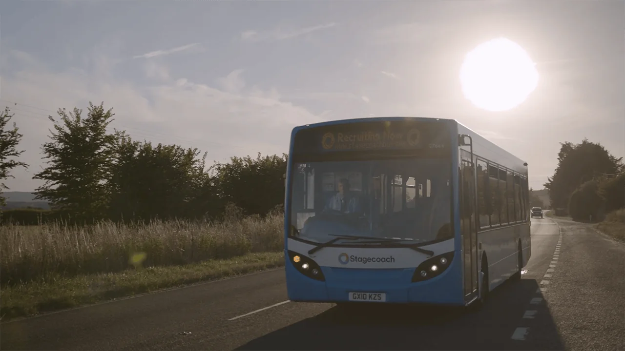 Bus driver recruitment videos for Stagecoach South